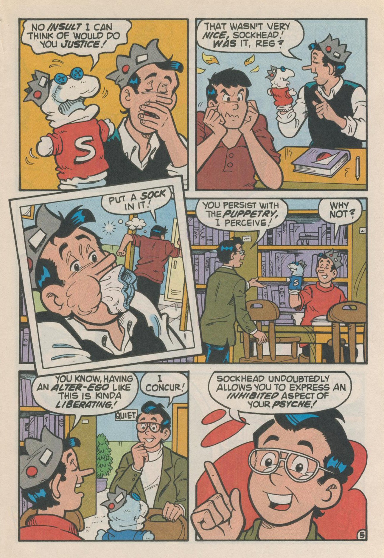 Read online Archie's Pal Jughead Comics comic -  Issue #117 - 7