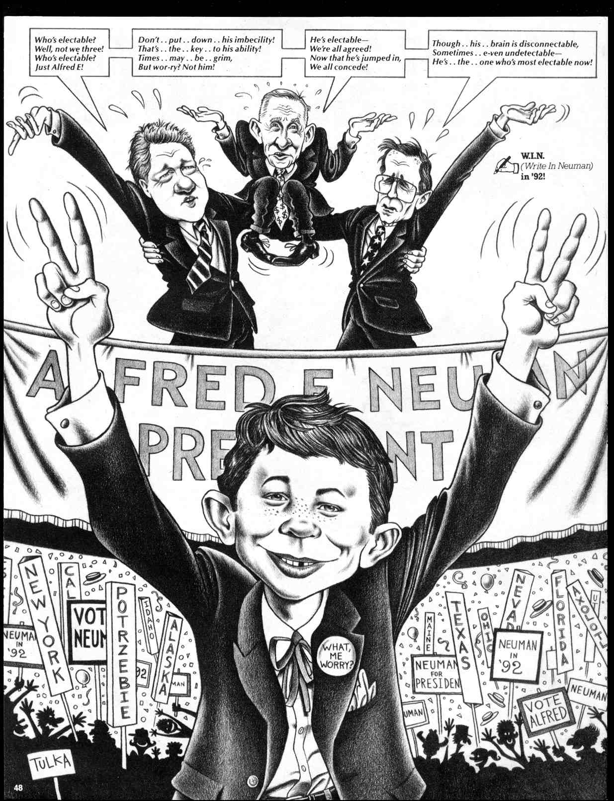 Read online MAD comic -  Issue #315 - 50