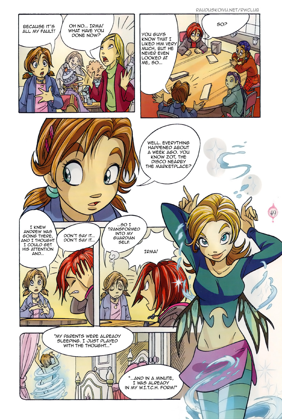 Read online W.i.t.c.h. comic -  Issue #2 - 42