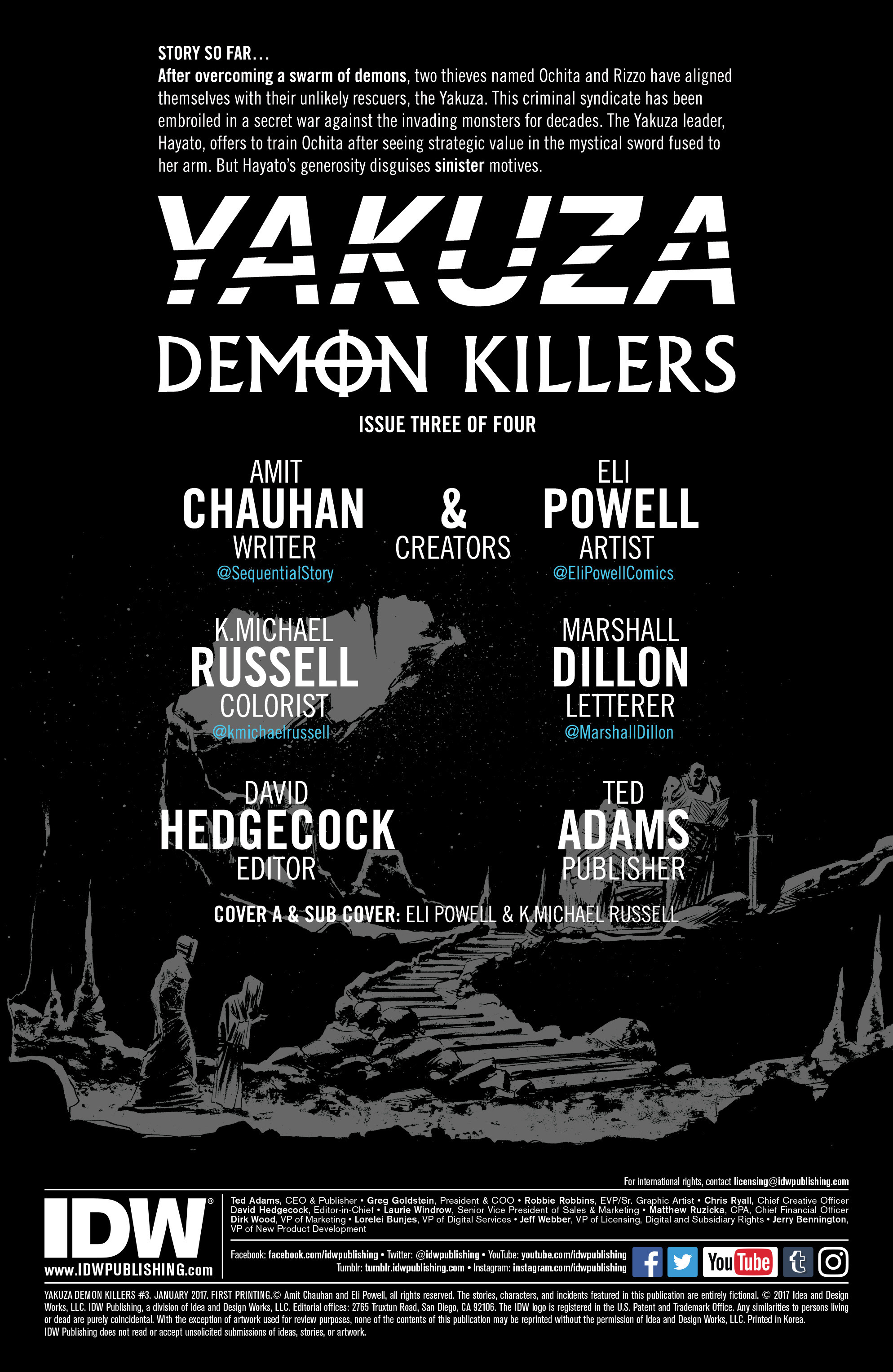 Read online Yakuza Demon Killers comic -  Issue #3 - 2