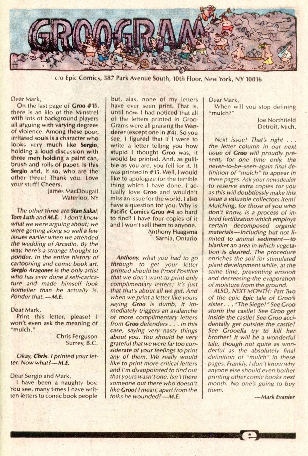 Read online Sergio Aragonés Groo the Wanderer comic -  Issue #18 - 24