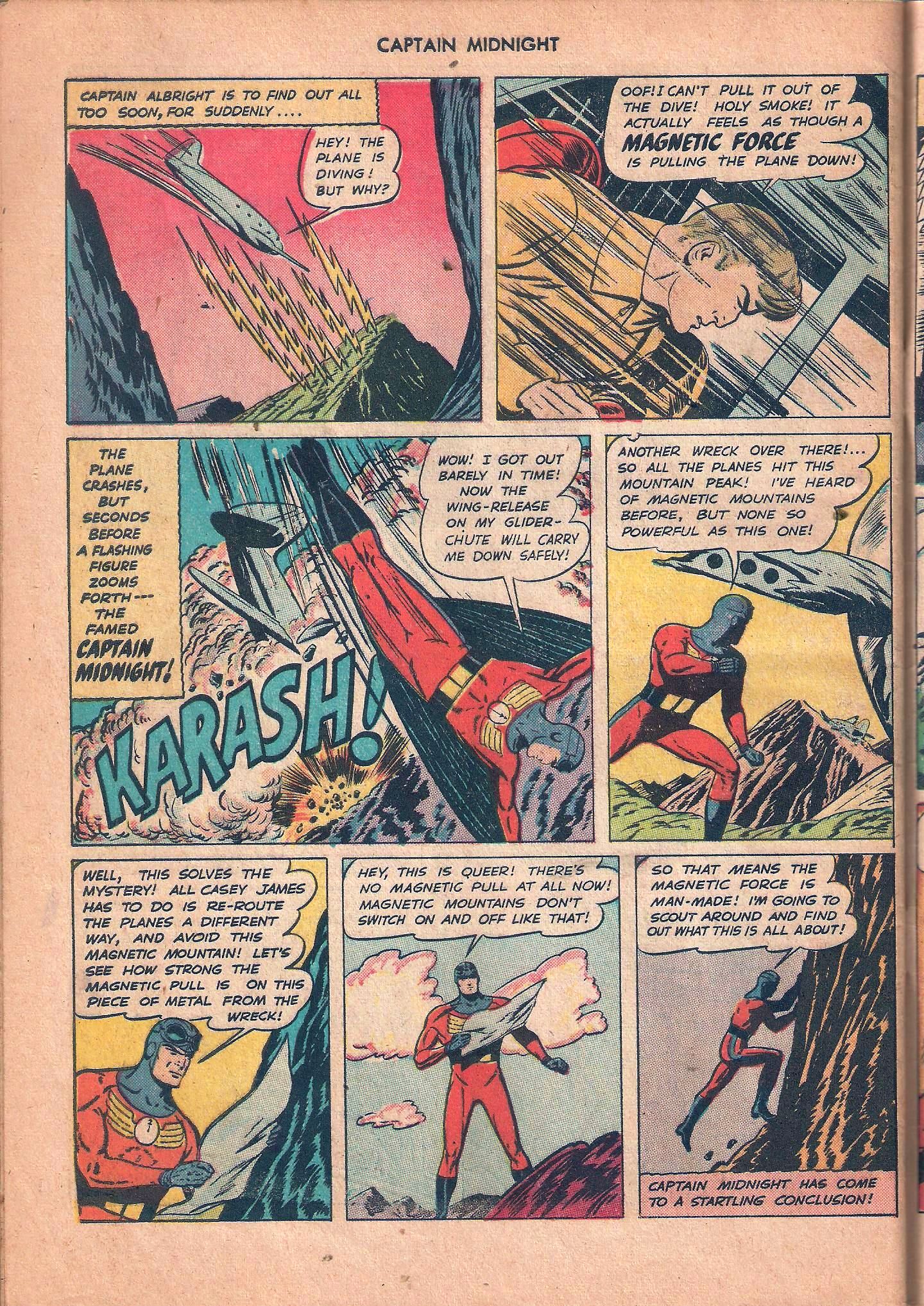 Read online Captain Midnight (1942) comic -  Issue #53 - 44