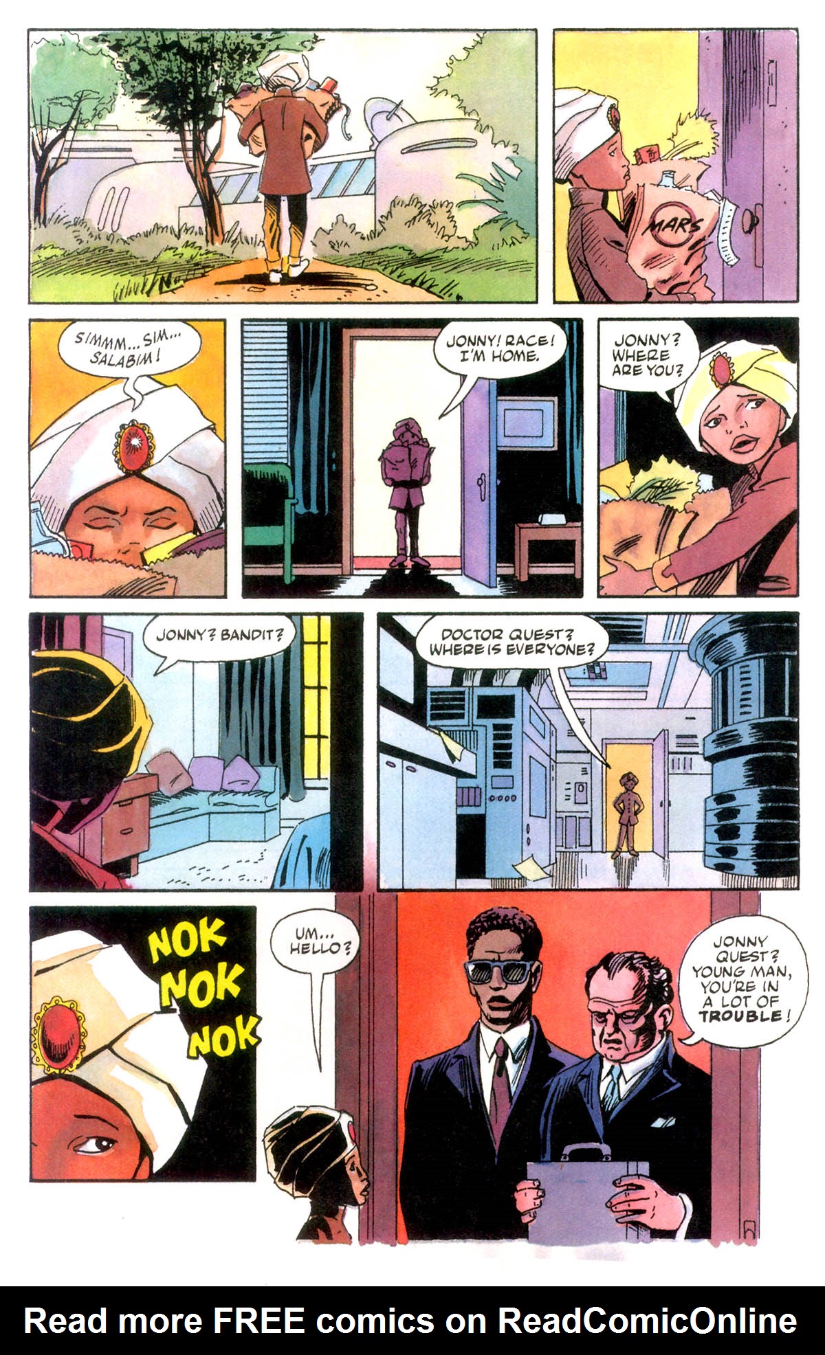 Read online Jonny Quest comic -  Issue #14 - 7