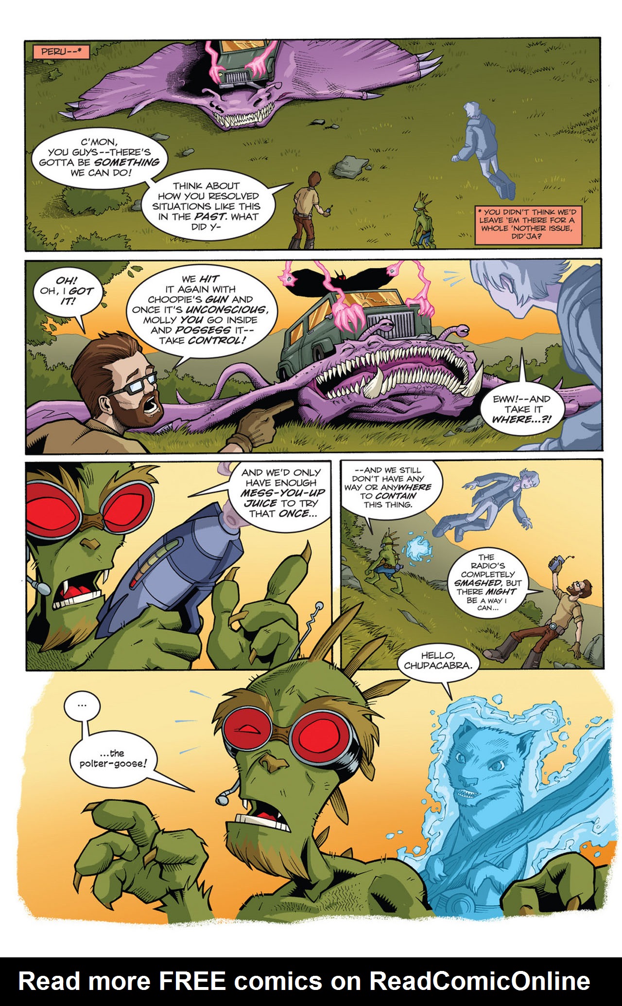 Read online The Perhapanauts: Danger Down Under! comic -  Issue #4 - 18