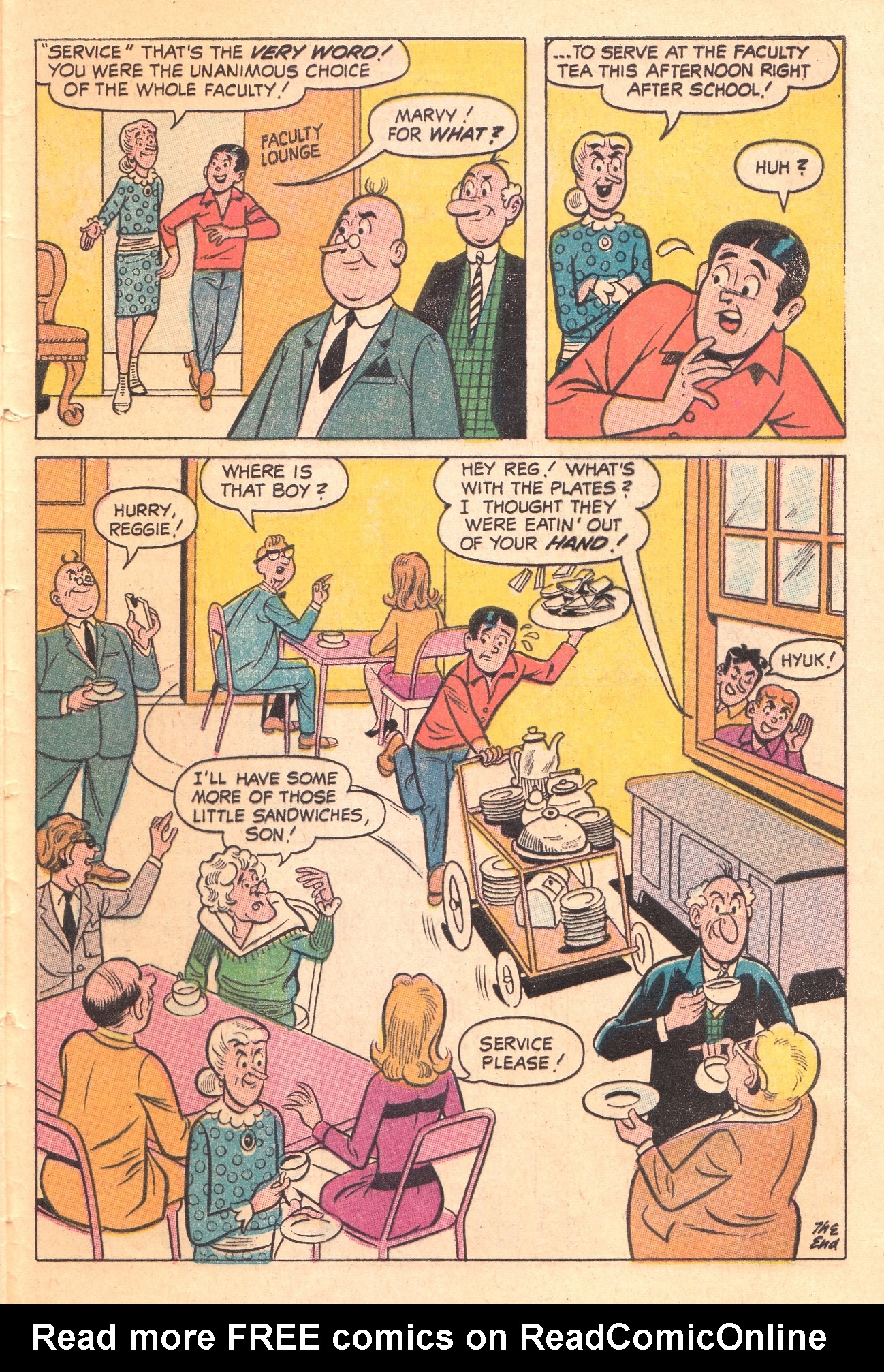 Read online Reggie and Me (1966) comic -  Issue #34 - 33