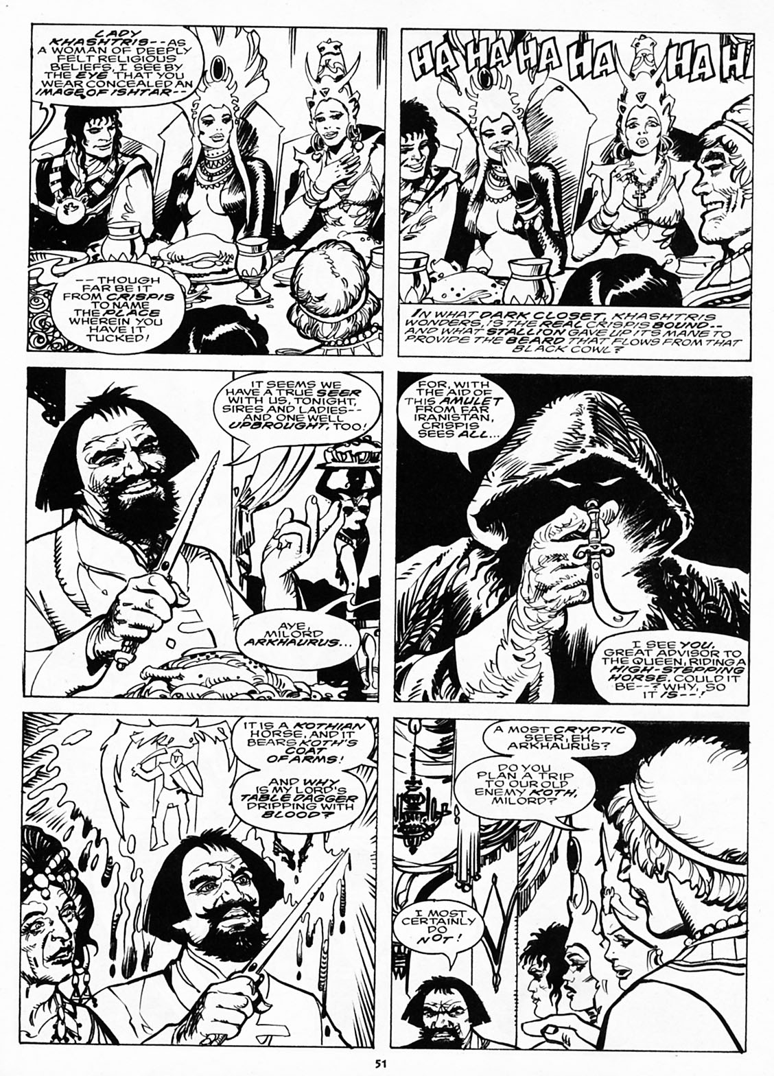 Read online The Savage Sword Of Conan comic -  Issue #218 - 49