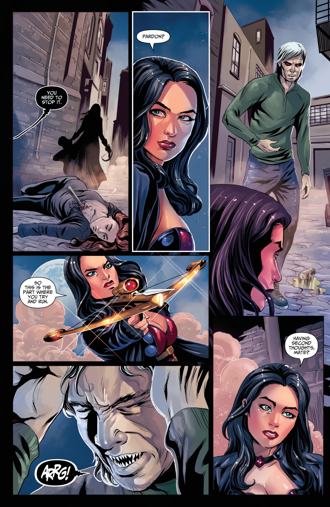 Read online Van Helsing vs. Robyn Hood comic -  Issue #1 - 5