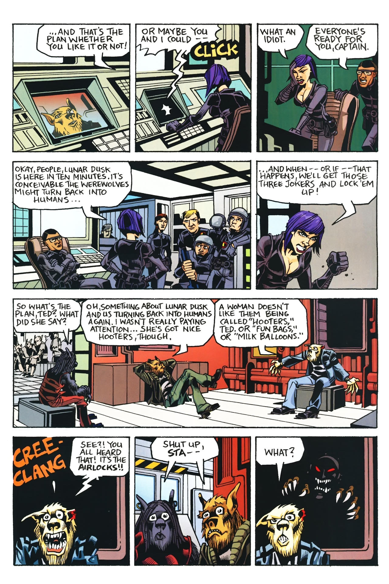 Read online Werewolves on the Moon: Versus Vampires comic -  Issue #1 - 21