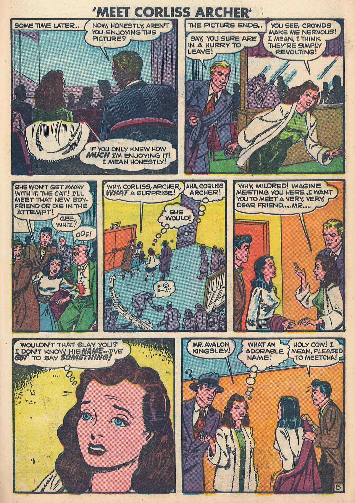 Read online Meet Corliss Archer comic -  Issue #2 - 25