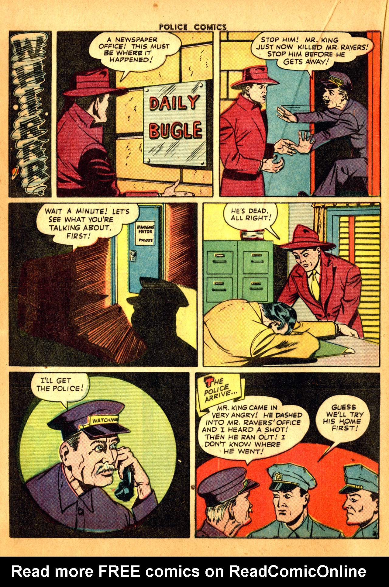 Read online Police Comics comic -  Issue #24 - 28