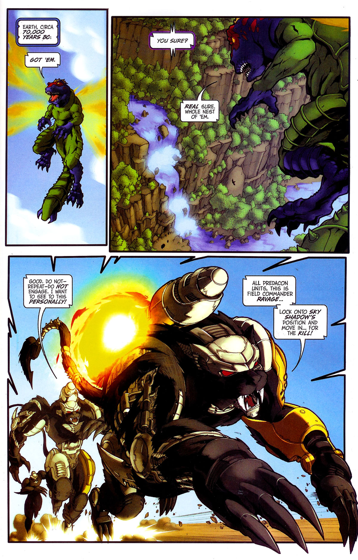 Read online Transformers, Beast Wars The Gathering comic Issue 4
