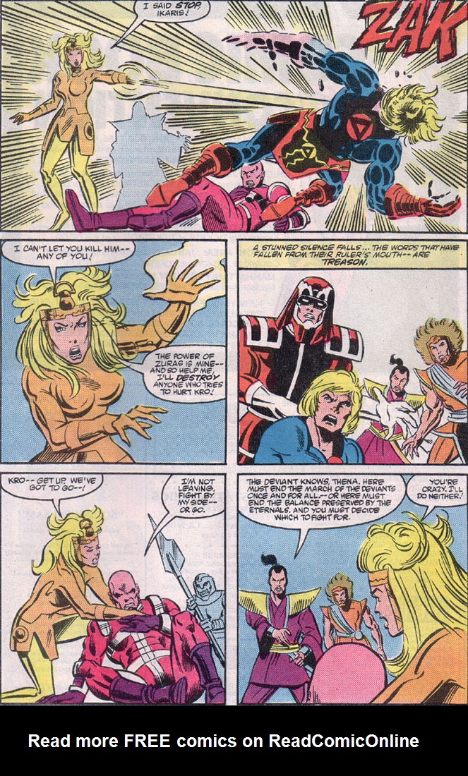 Read online Eternals (1985) comic -  Issue #6 - 20