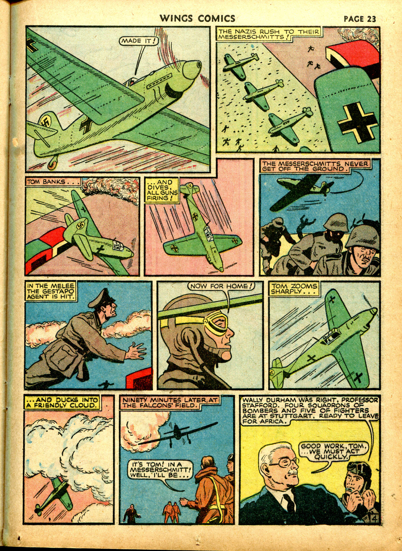 Read online Wings Comics comic -  Issue #6 - 25