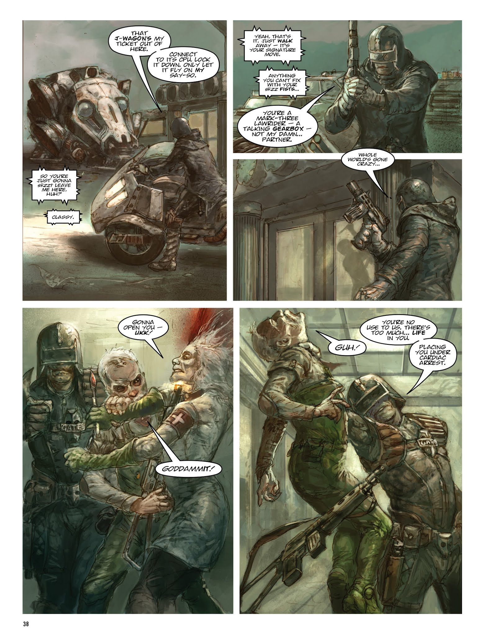 Read online The Dark Judges: The Fall of Deadworld comic -  Issue # TPB - 39