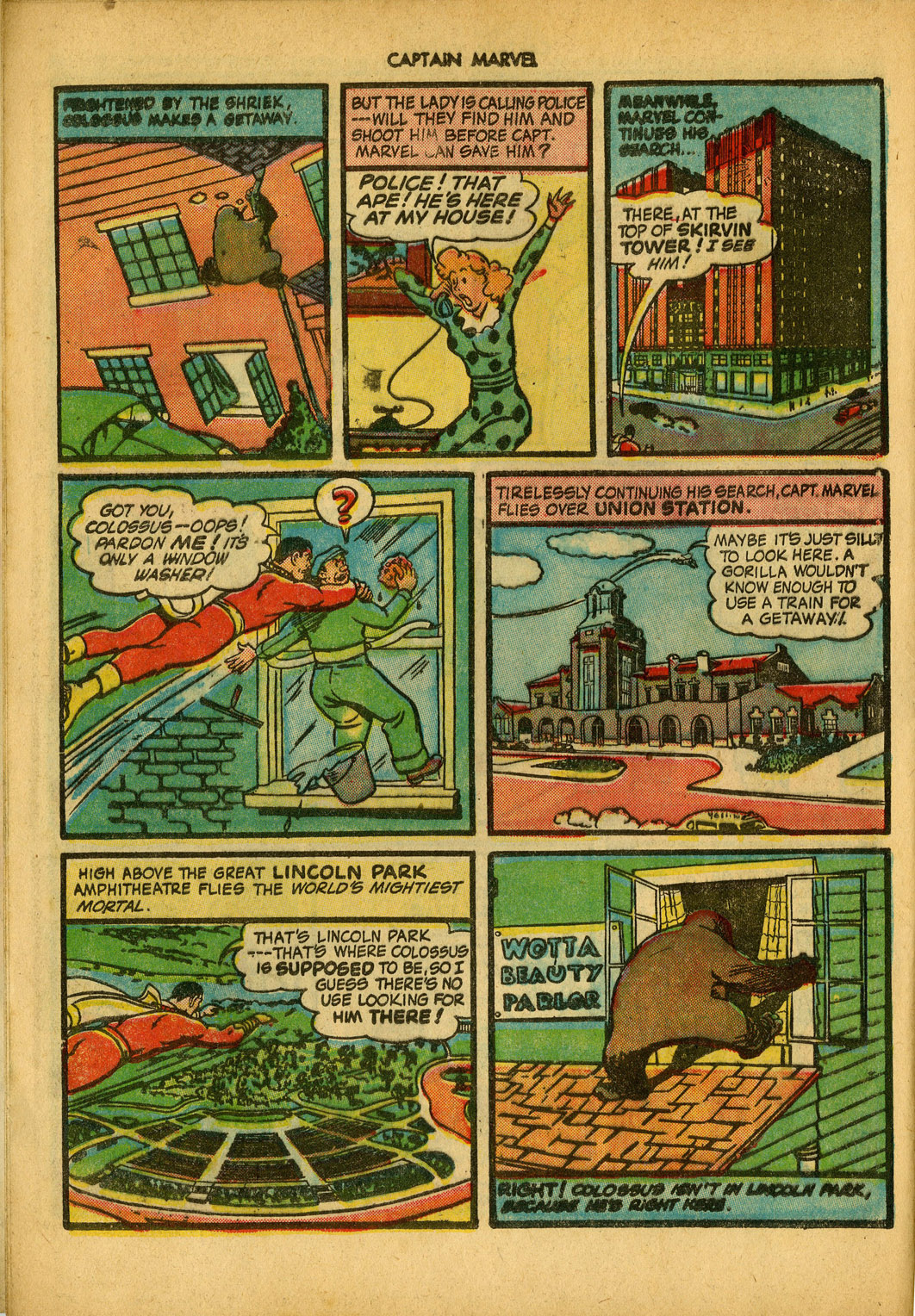 Read online Captain Marvel Adventures comic -  Issue #34 - 8