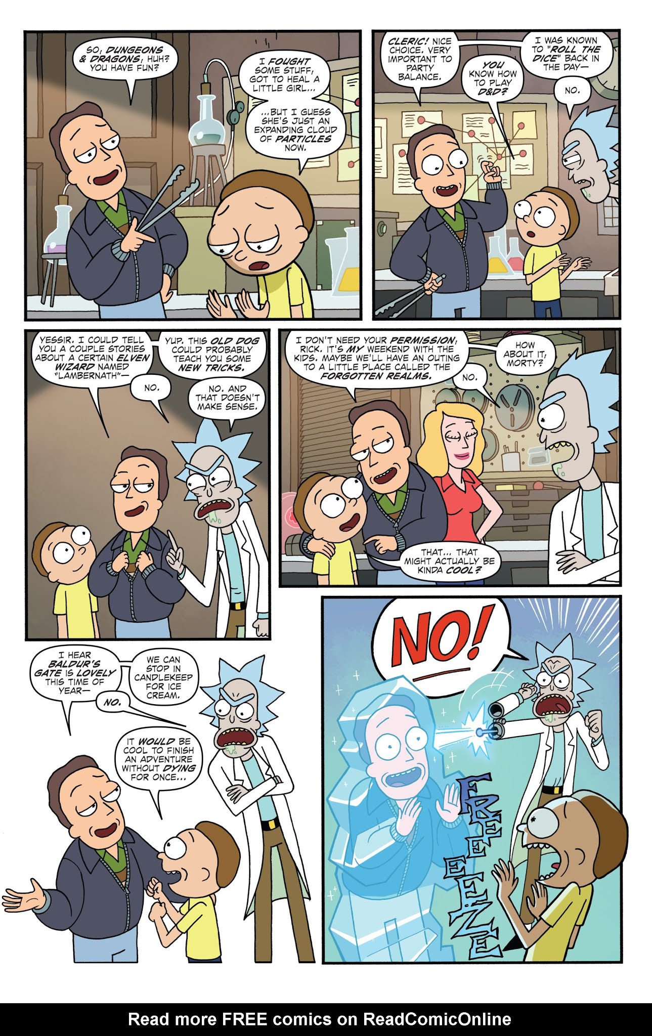 Read online Rick and Morty vs Dungeons & Dragons comic -  Issue #3 - 5