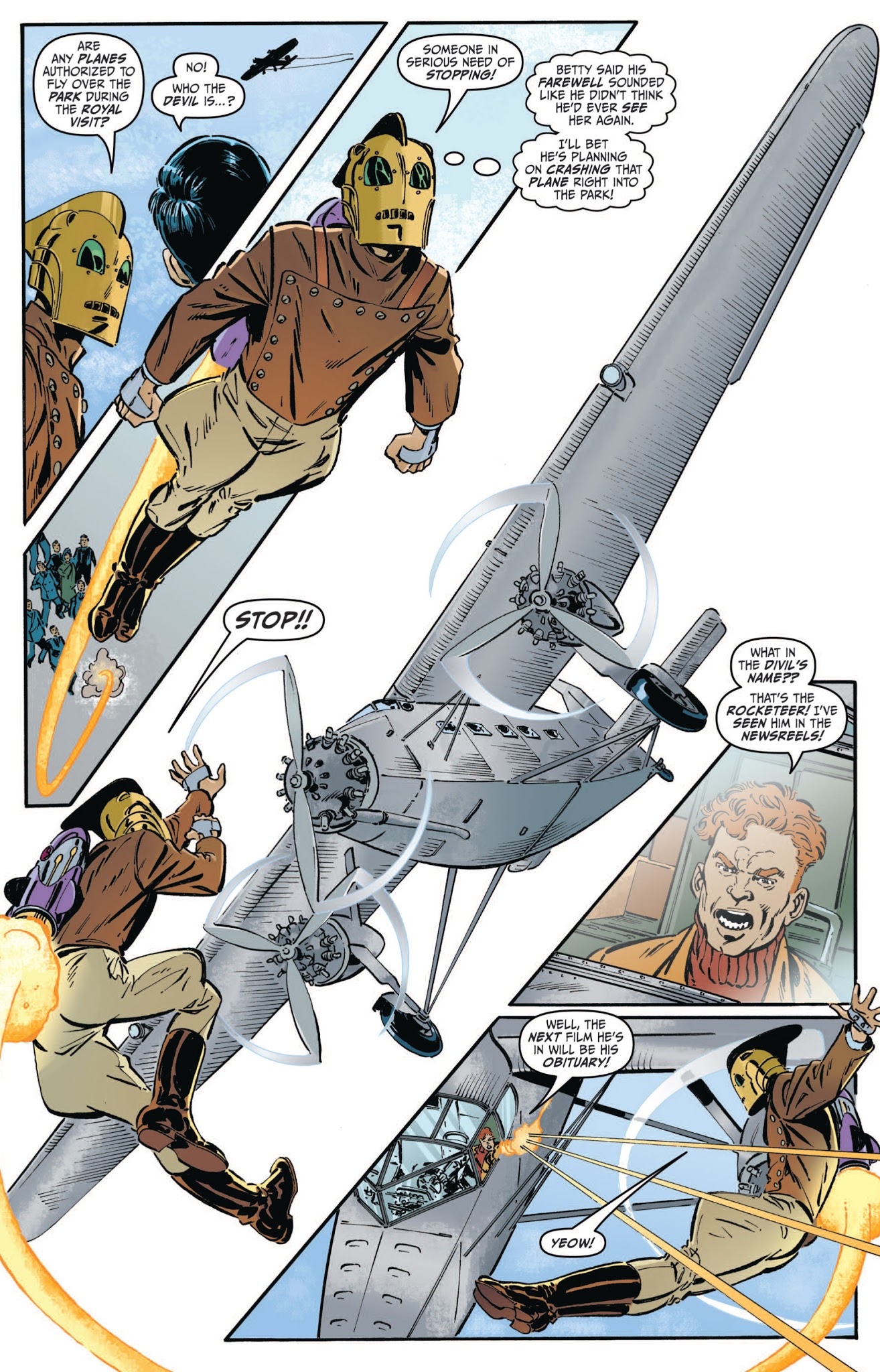 Read online Rocketeer Adventures (2012) comic -  Issue # TPB - 125