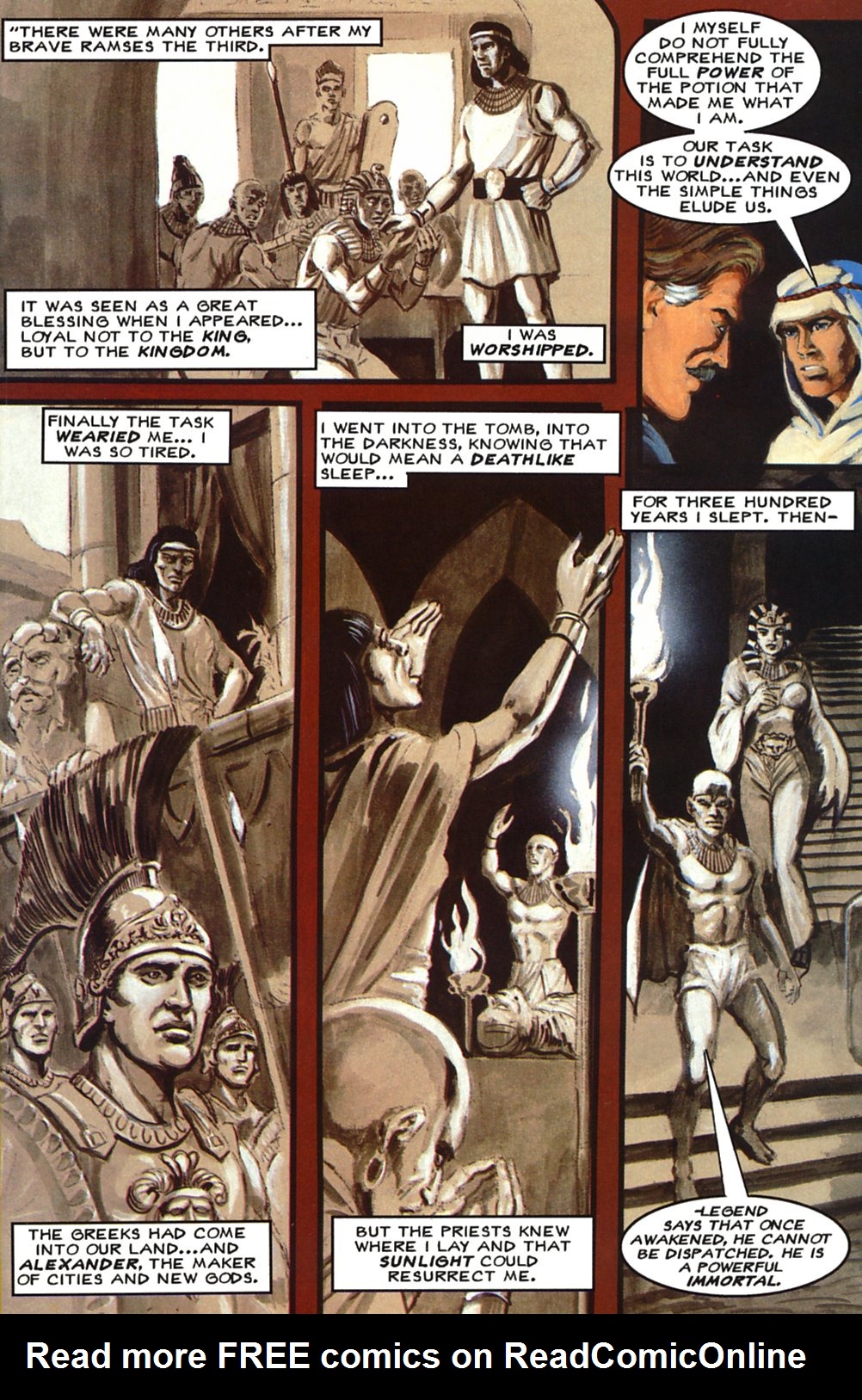 Read online Anne Rice's The Mummy or Ramses the Damned comic -  Issue #8 - 11