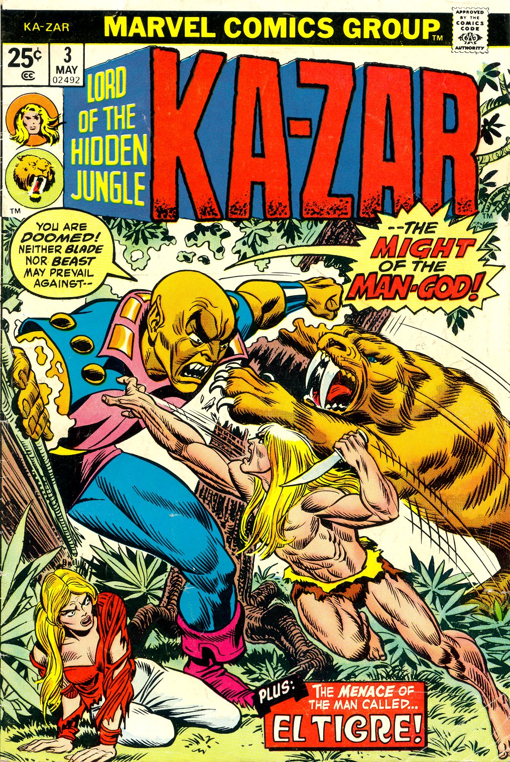 Read online Ka-Zar comic -  Issue #3 - 1