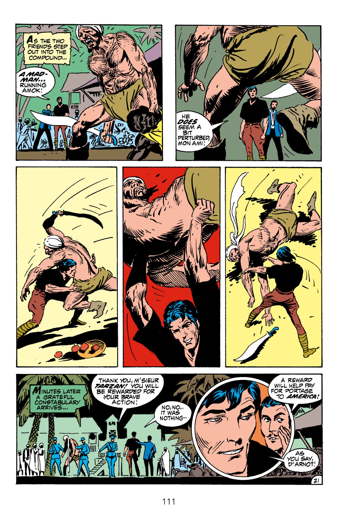 Read online Edgar Rice Burroughs' Tarzan The Joe Kubert Years comic -  Issue # TPB 1 (Part 2) - 13