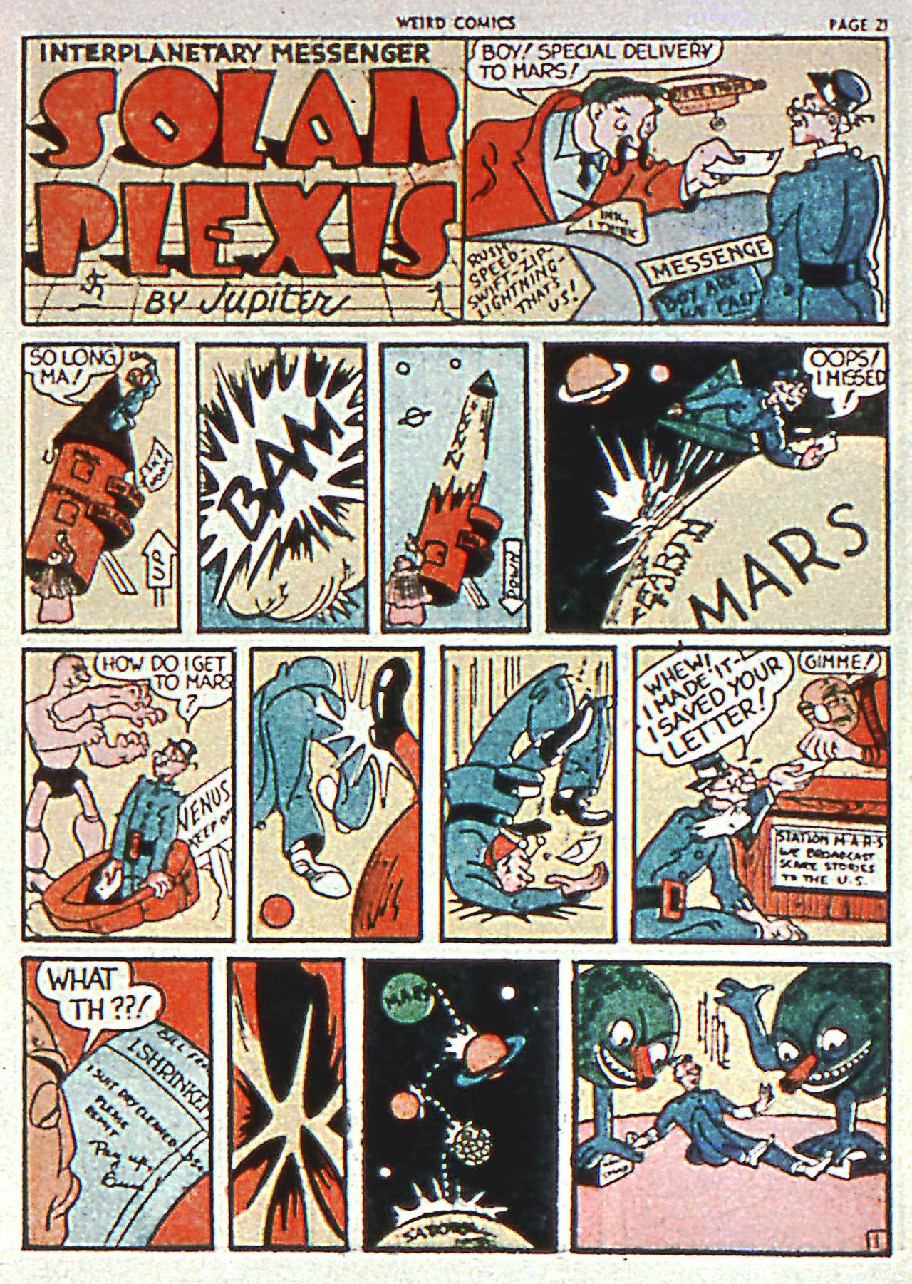 Read online Weird Comics comic -  Issue #1 - 21