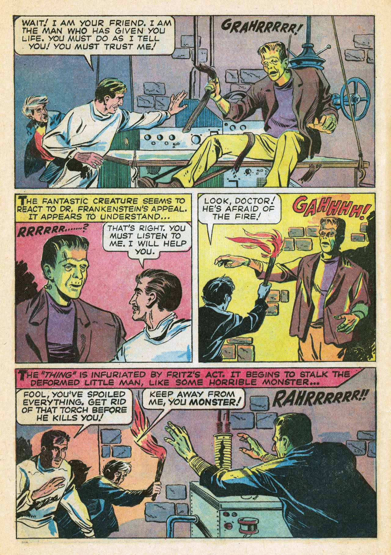 Read online Frankenstein (1964) comic -  Issue #1 - 8
