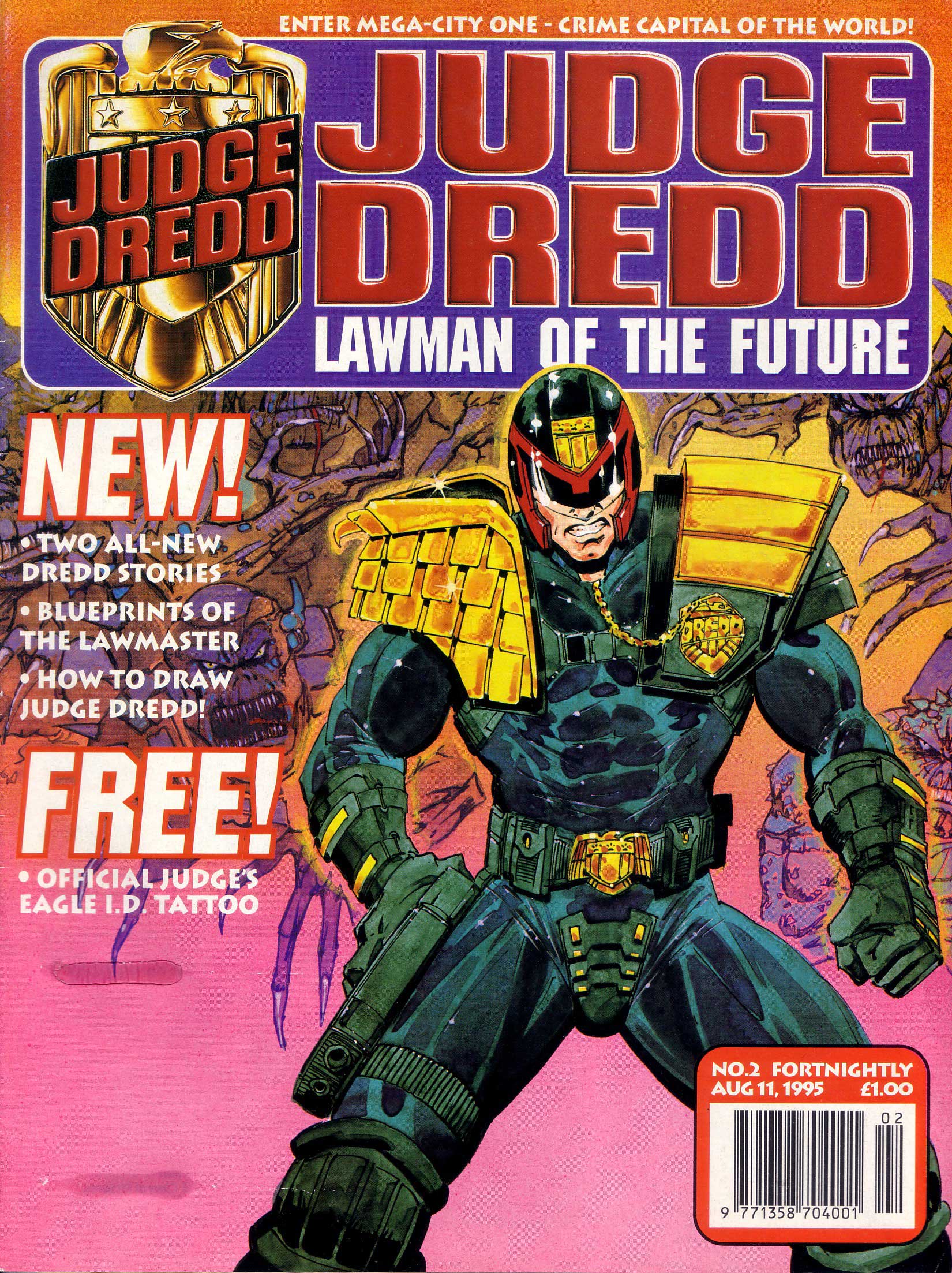 Read online Judge Dredd Lawman of the Future comic -  Issue #2 - 2