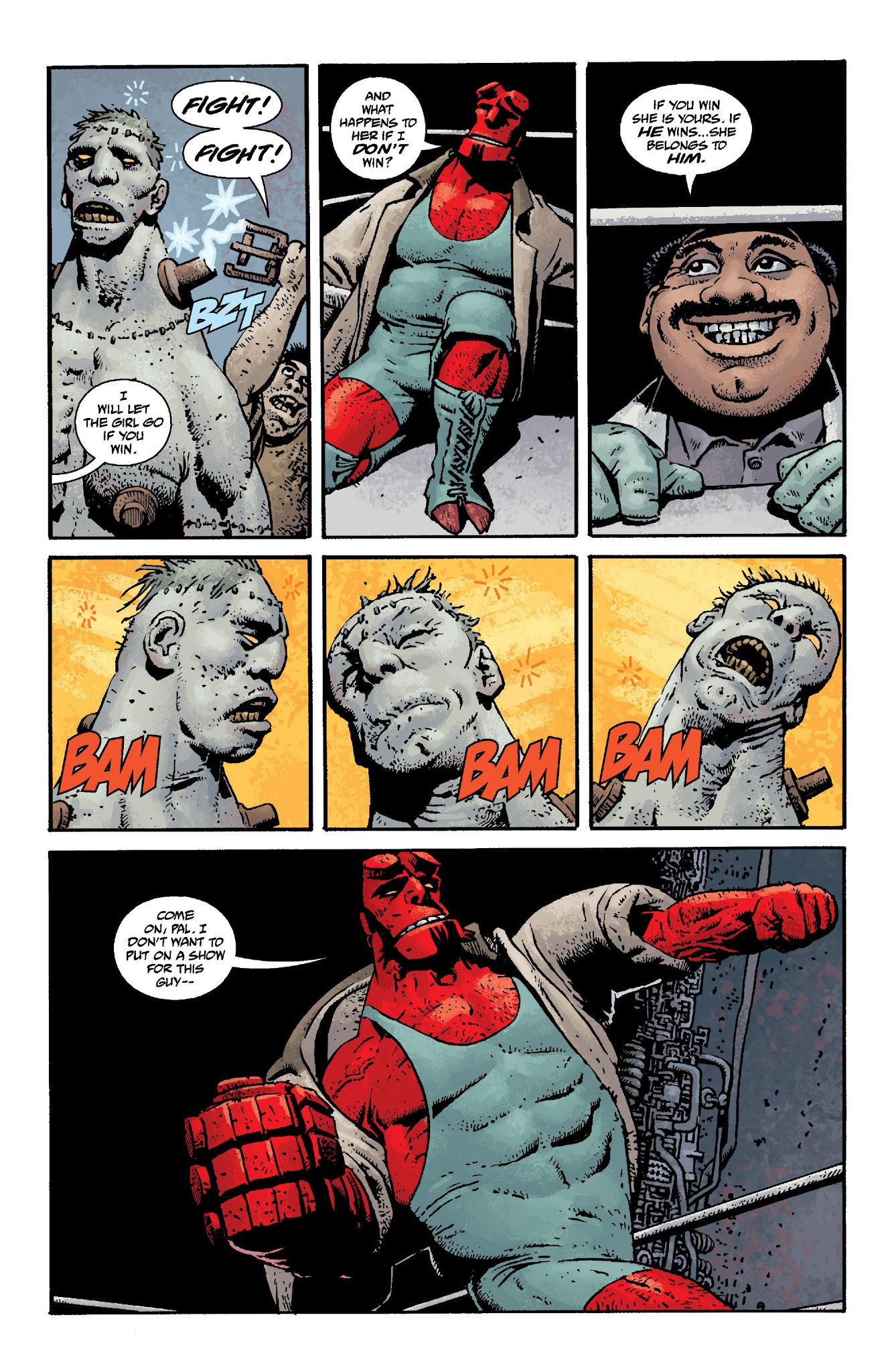 Read online Hellboy In Mexico comic -  Issue # TPB - 100
