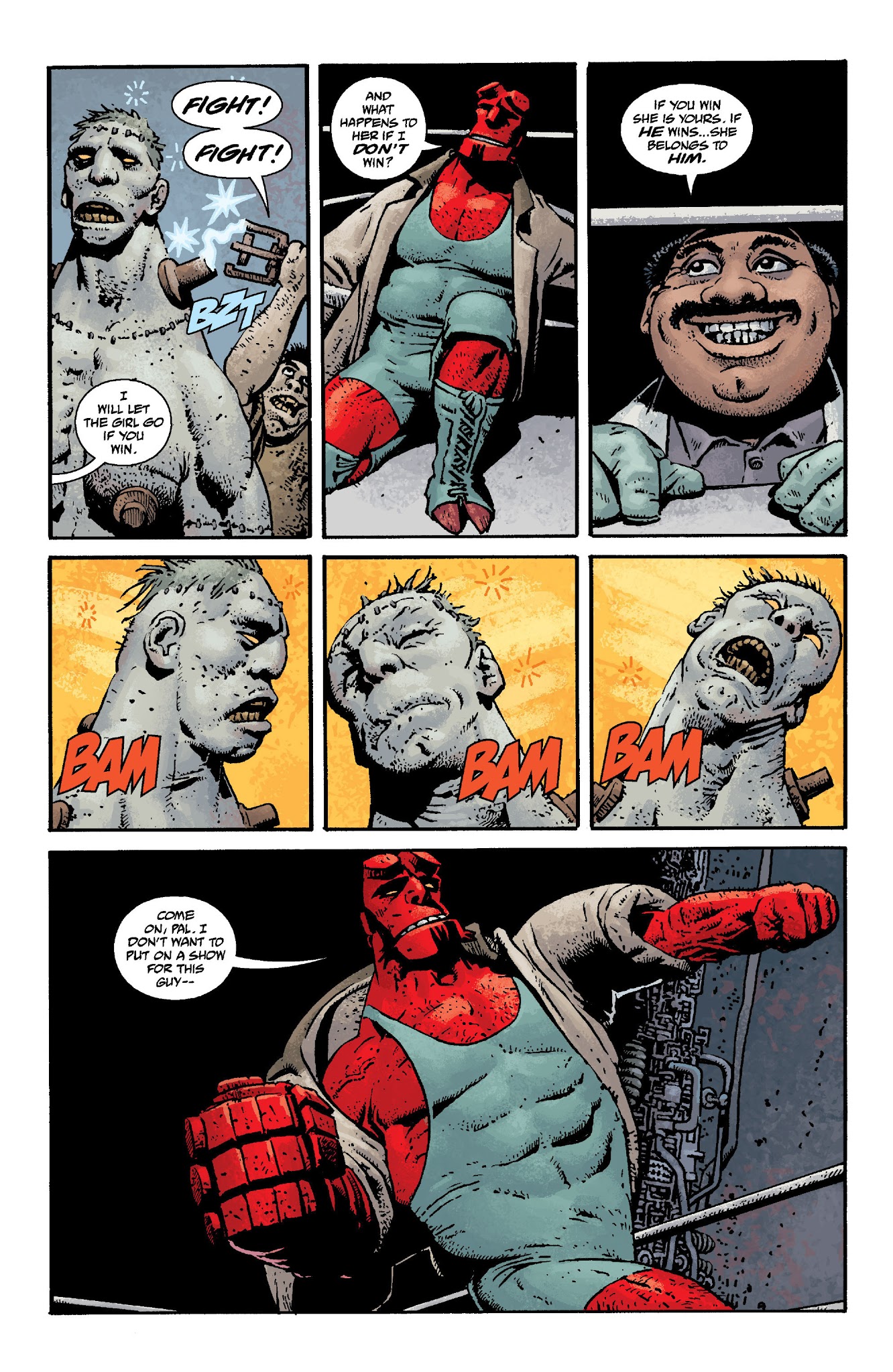Read online Hellboy In Mexico comic -  Issue # TPB - 100
