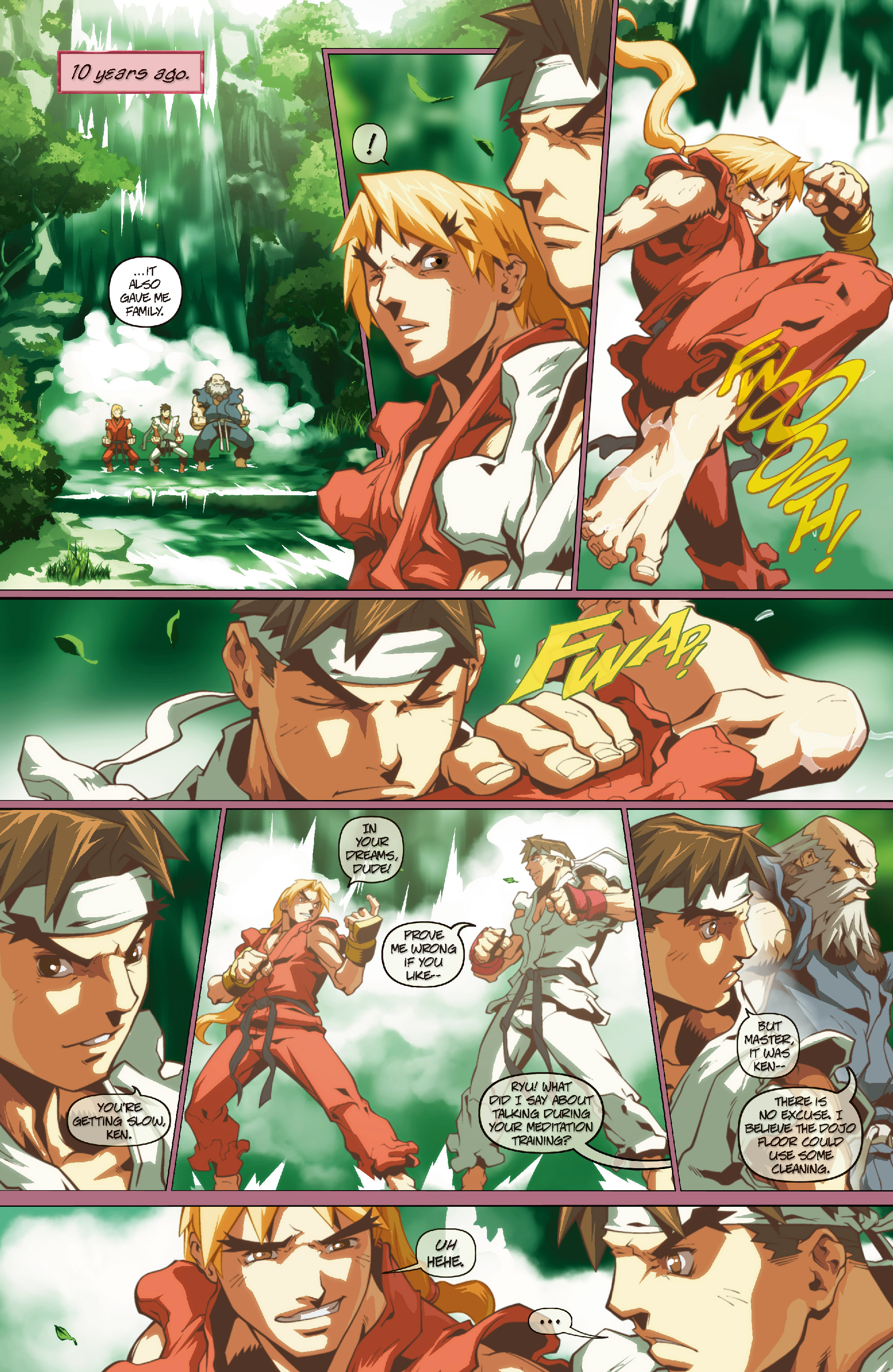 Read online Street Fighter II comic -  Issue #0 - 7