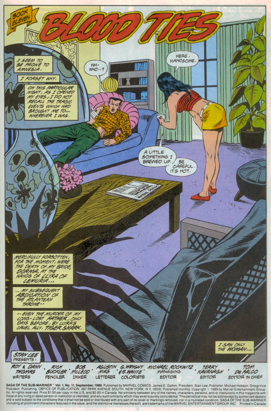 Read online Saga of the Sub-Mariner comic -  Issue #11 - 2