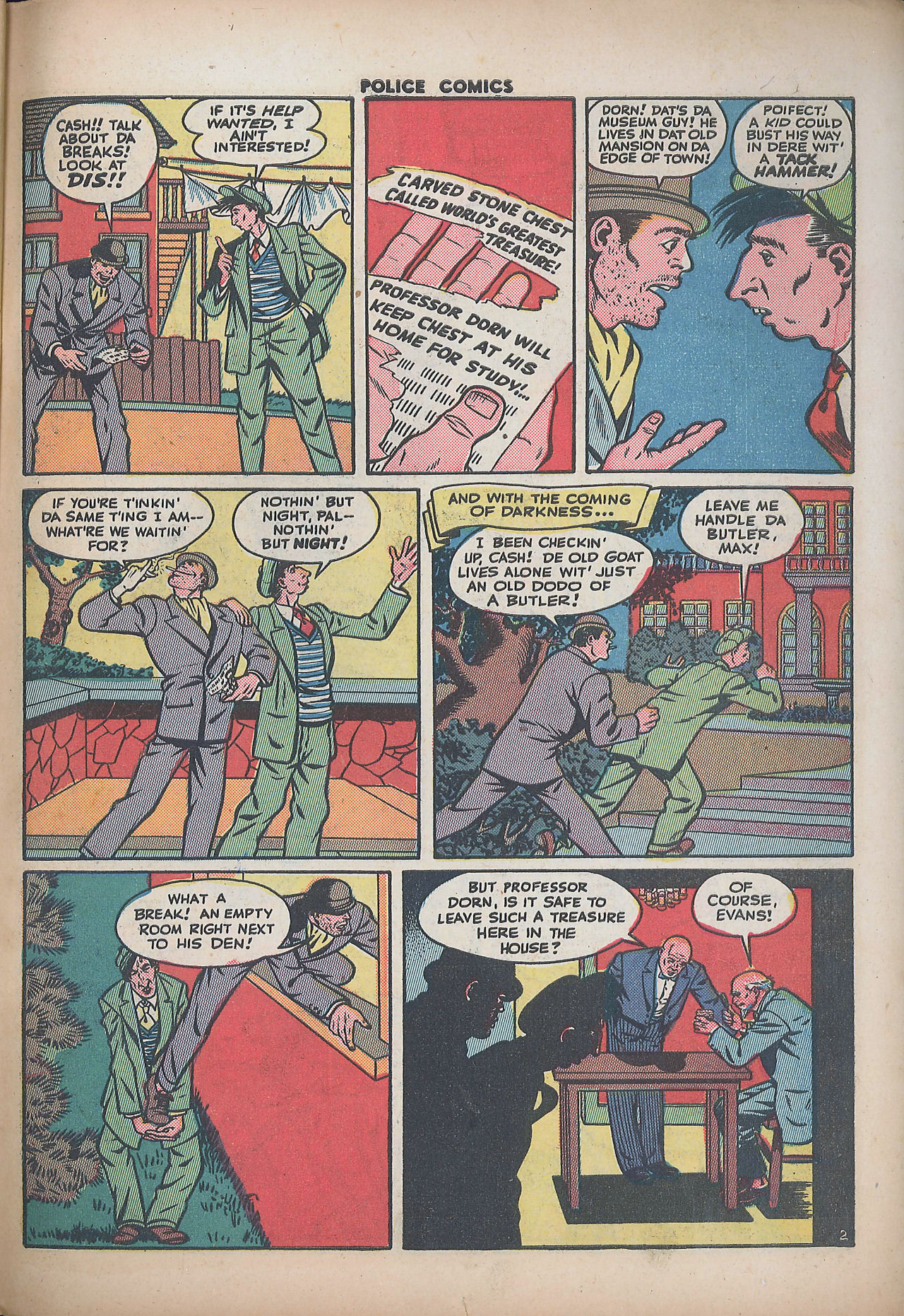 Read online Police Comics comic -  Issue #34 - 47