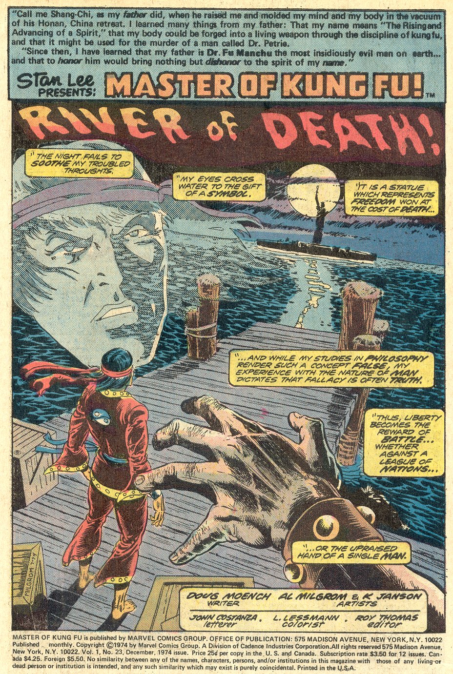 Read online Master of Kung Fu (1974) comic -  Issue #23 - 2