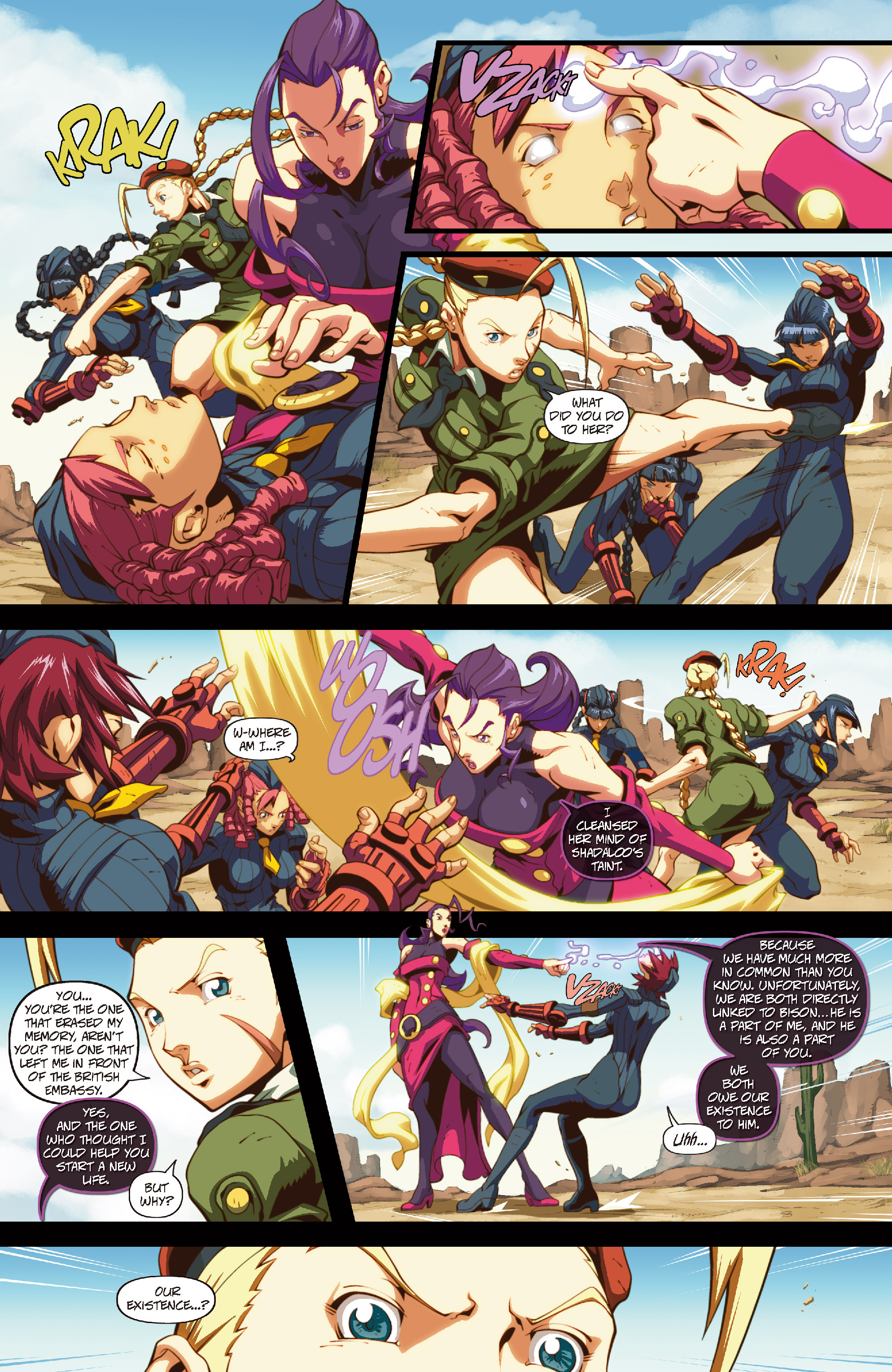 Read online Street Fighter II comic -  Issue #5 - 17