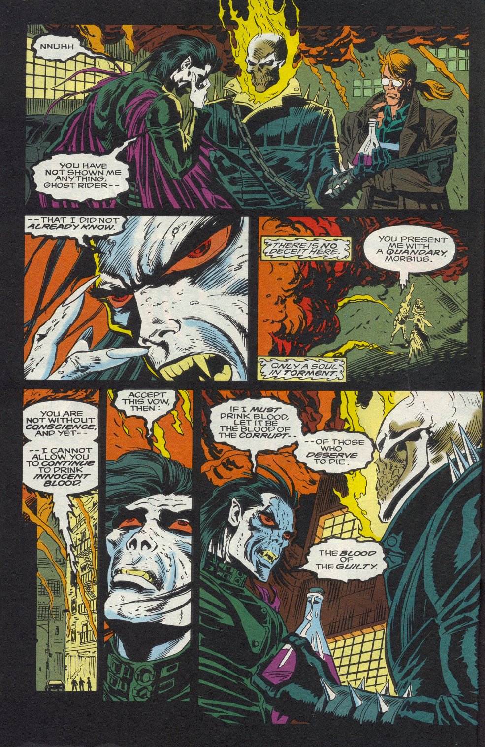 Read online Morbius: The Living Vampire (1992) comic -  Issue #1 - 38