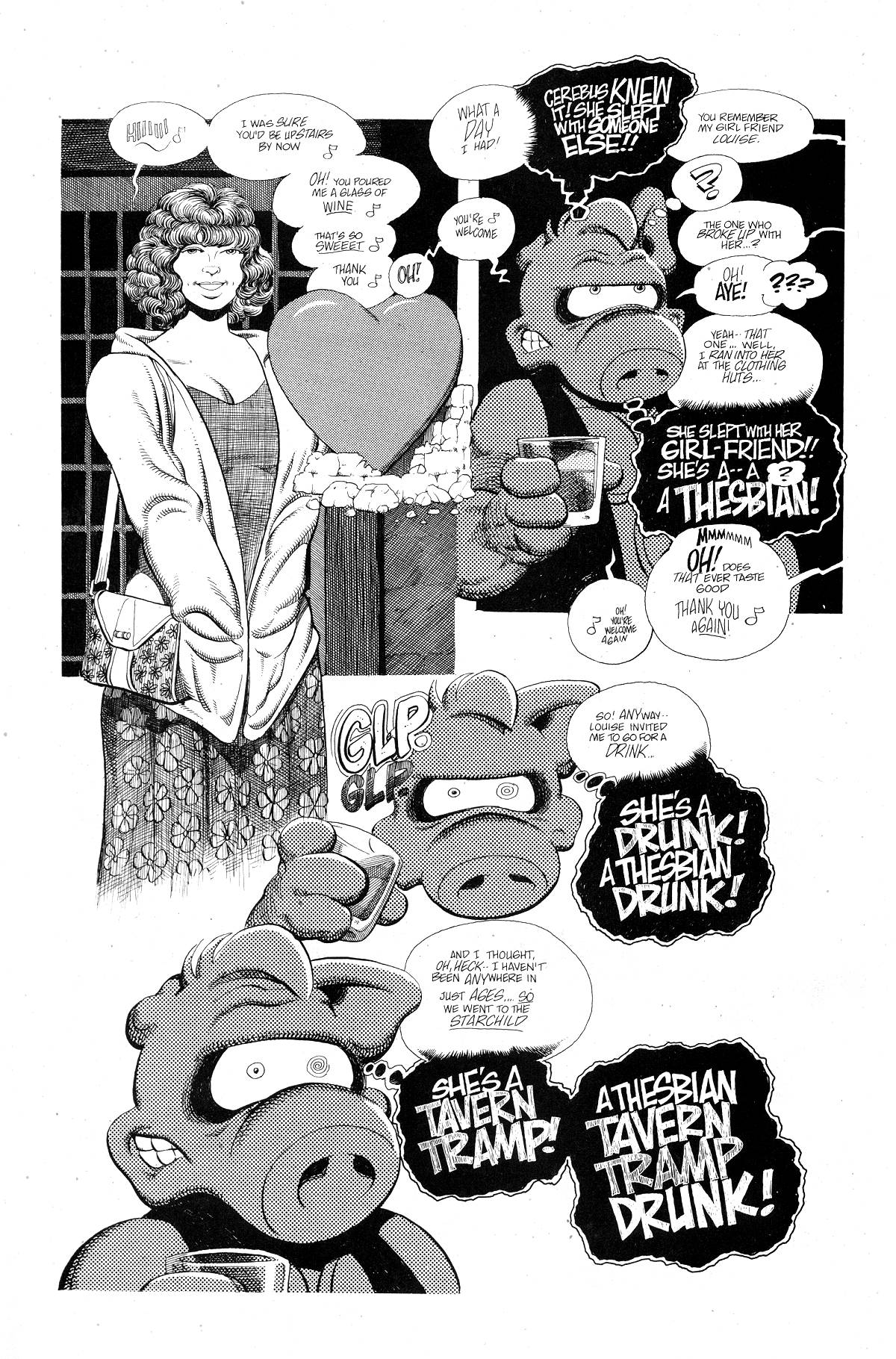 Read online Cerebus comic -  Issue #217 - 14