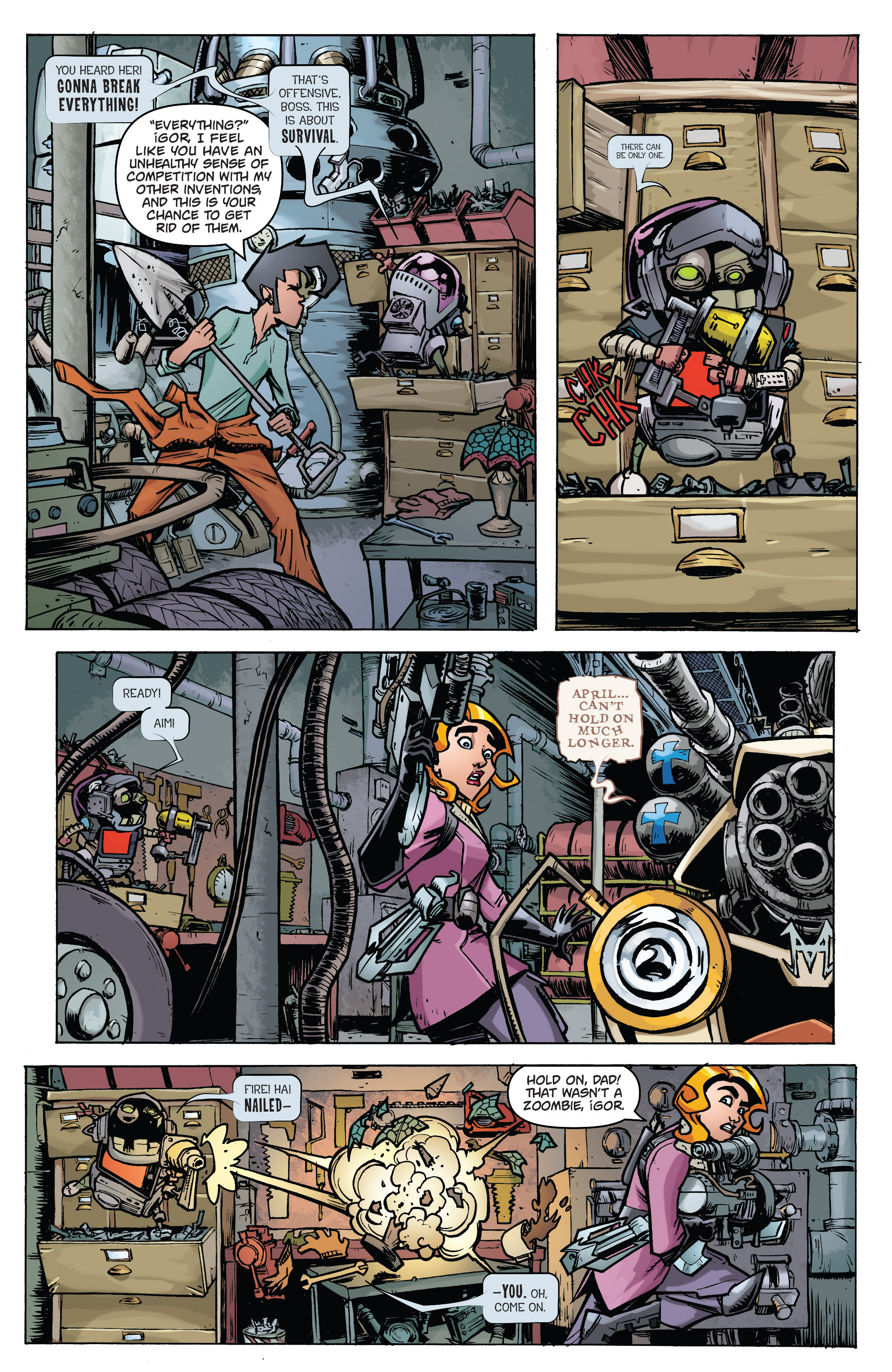 Read online Monster Motors: The Curse of Minivan Helsing comic -  Issue #2 - 7