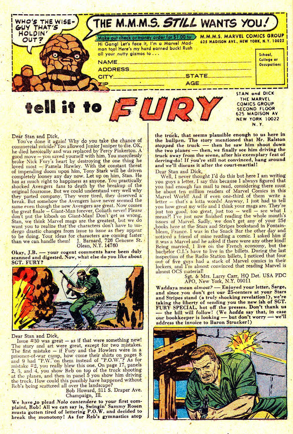 Read online Sgt. Fury comic -  Issue #34 - 32