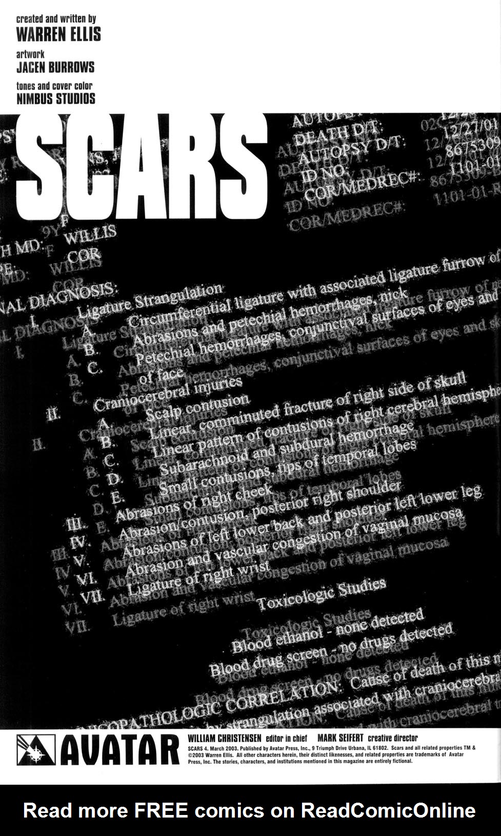 Read online Scars comic -  Issue #4 - 2