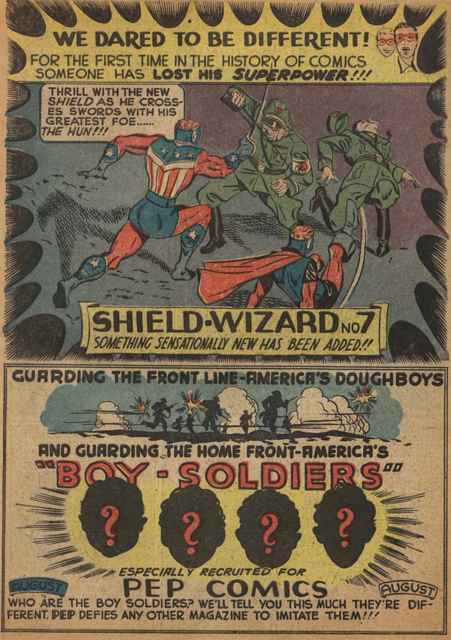 Read online Pep Comics comic -  Issue #29 - 56