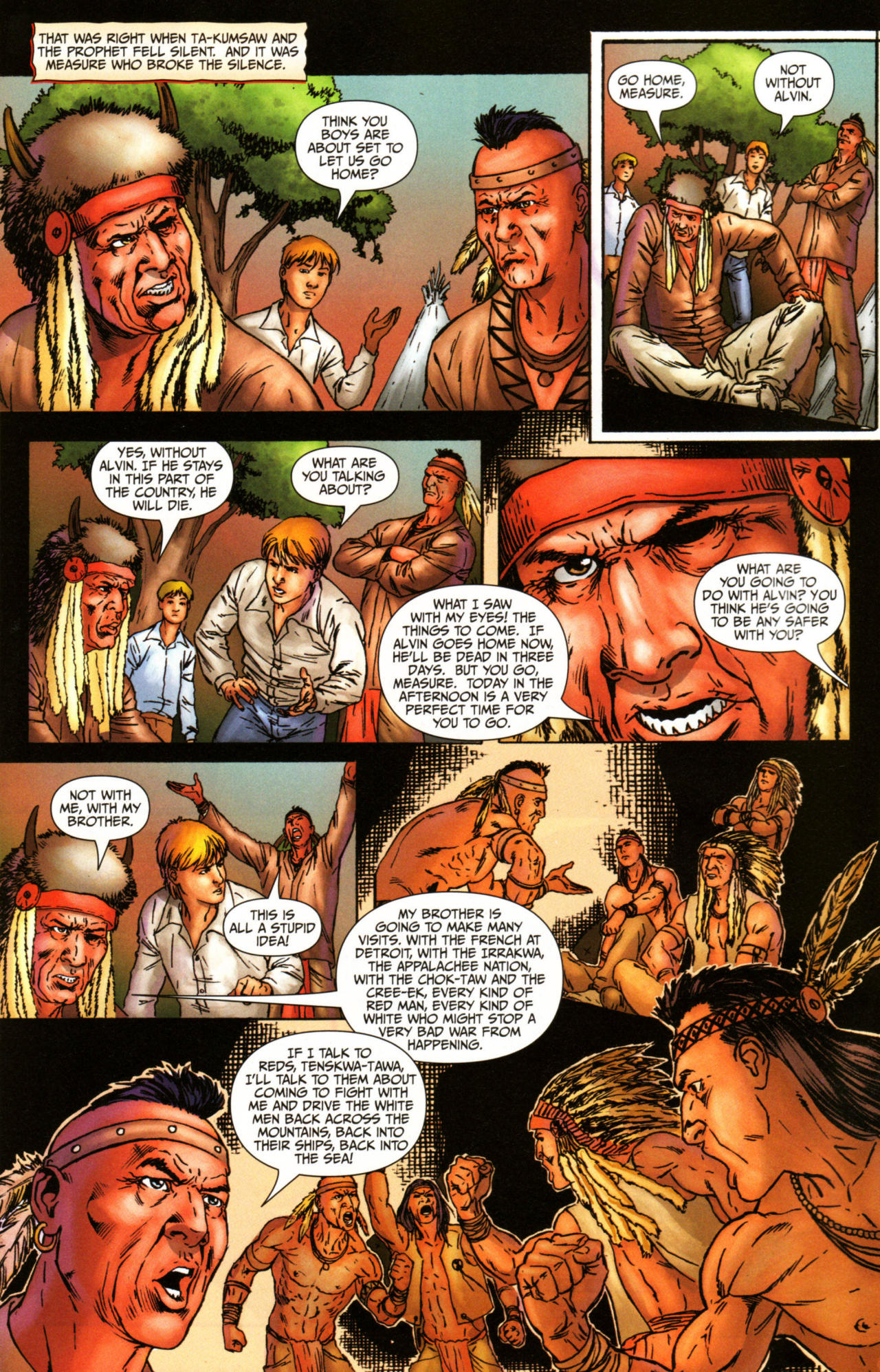 Read online Red Prophet: The Tales of Alvin Maker comic -  Issue #7 - 10