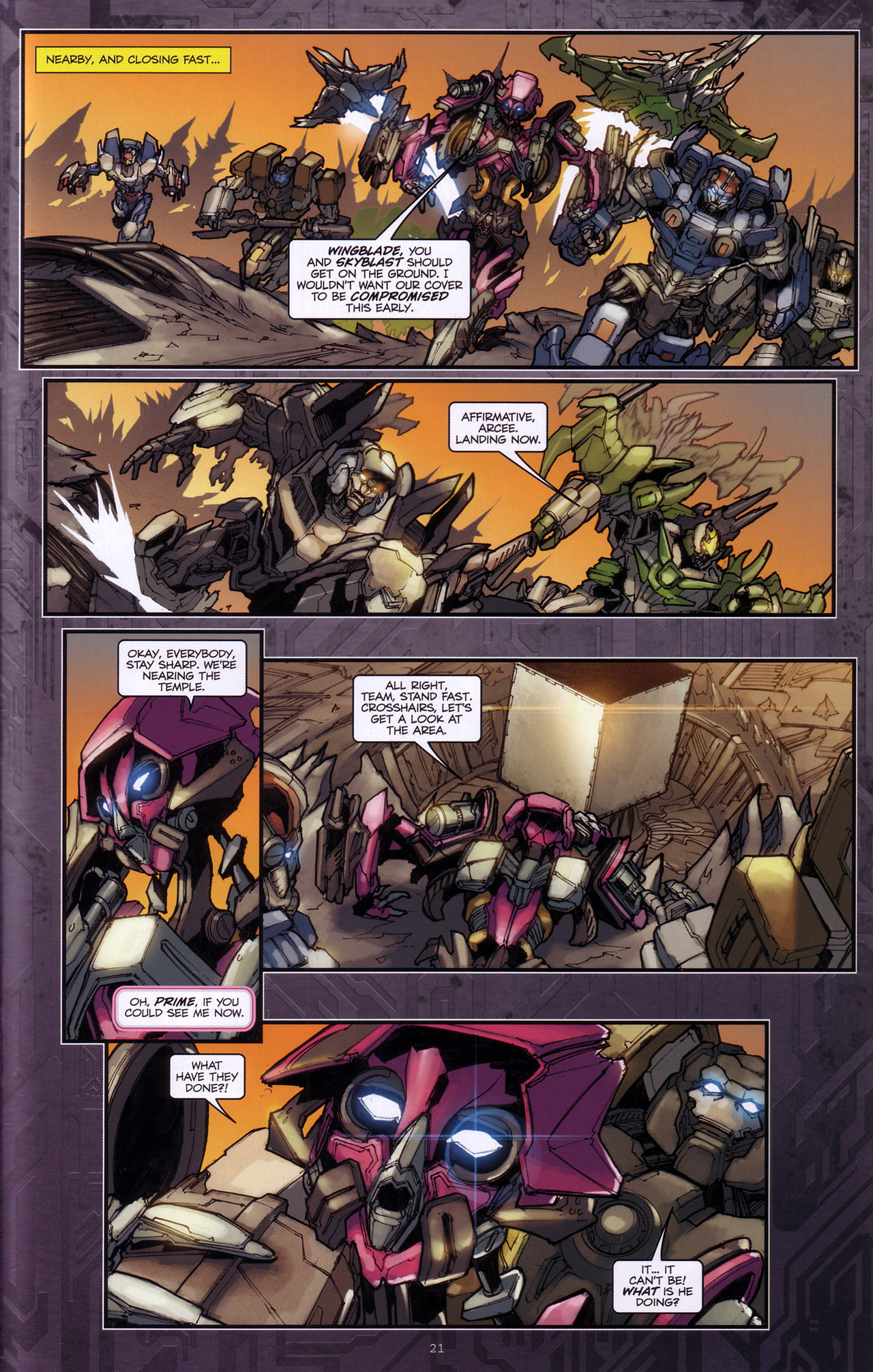 Read online Transformers: The Reign of Starscream comic -  Issue #4 - 23