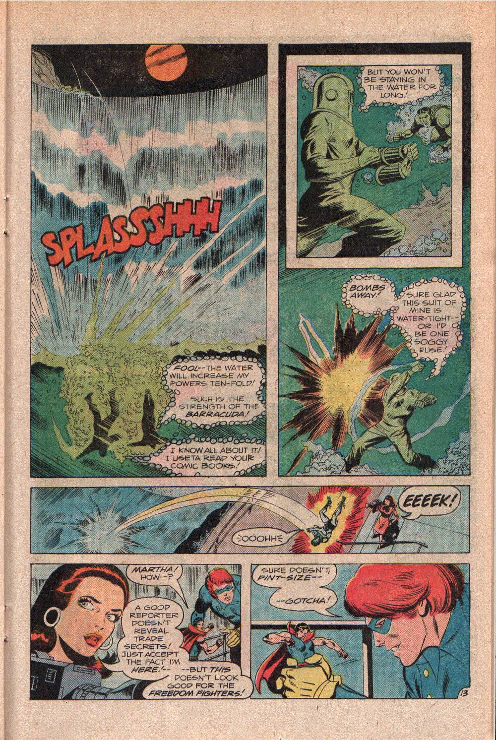 Read online Freedom Fighters (1976) comic -  Issue #8 - 25