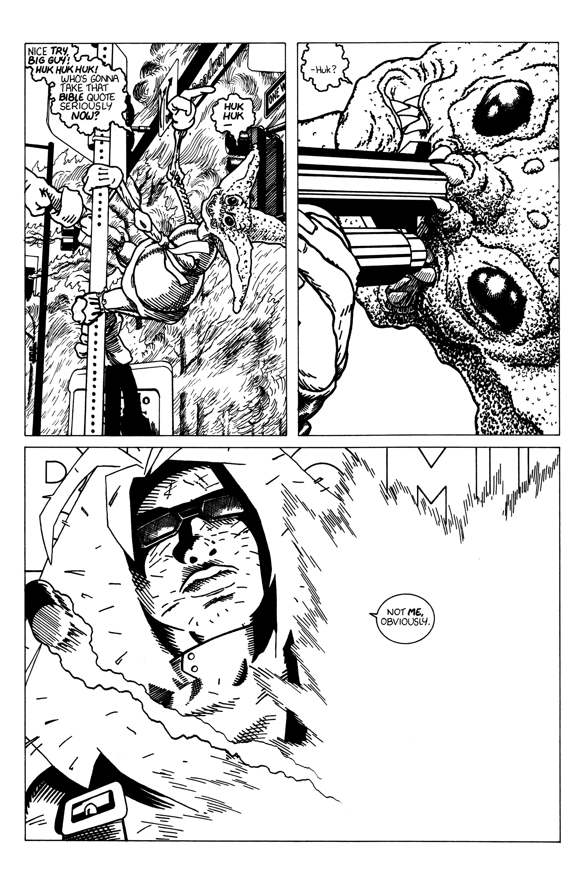 Read online Warrior Nun: Black & White comic -  Issue #19 - 16