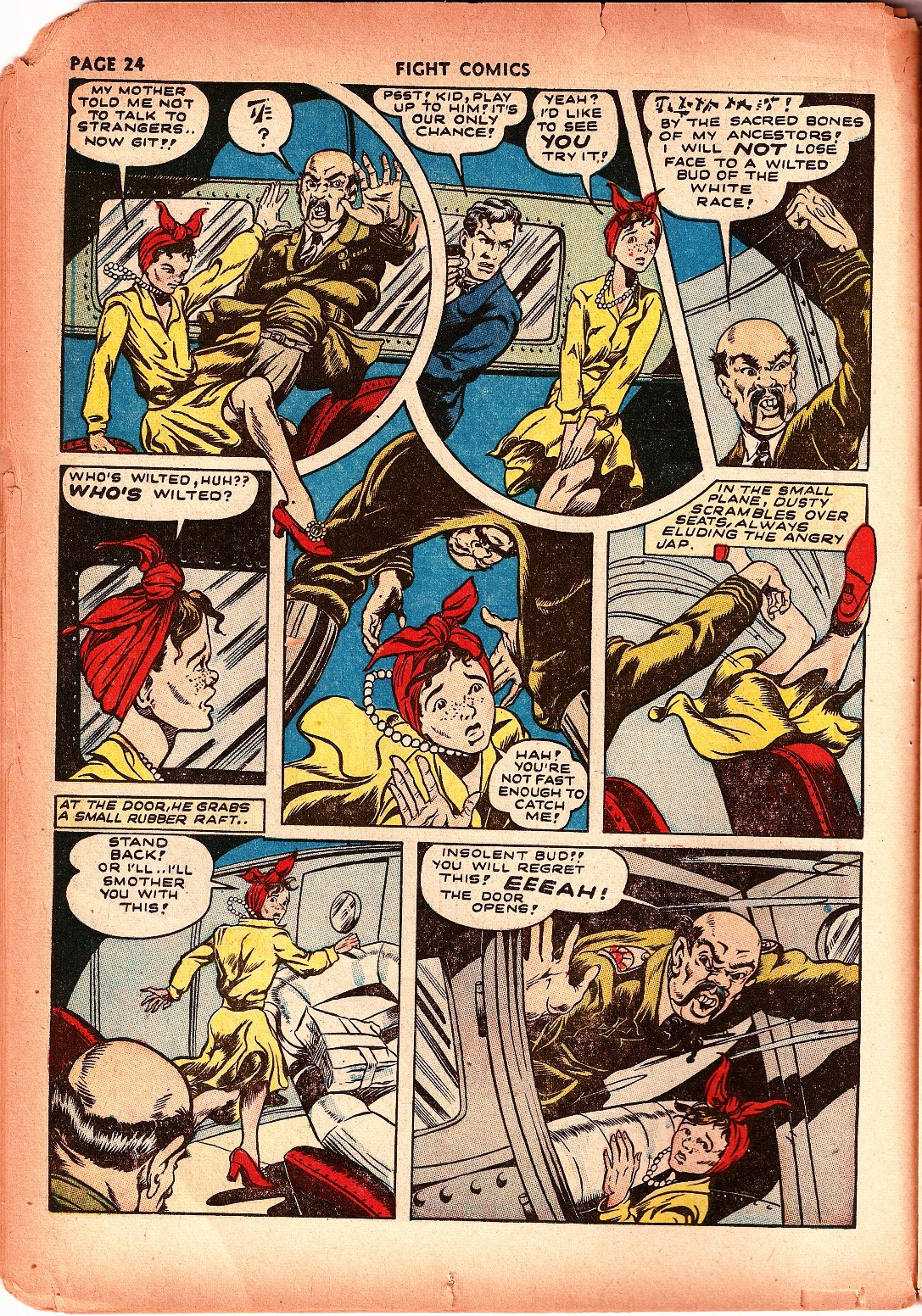 Read online Fight Comics comic -  Issue #23 - 26