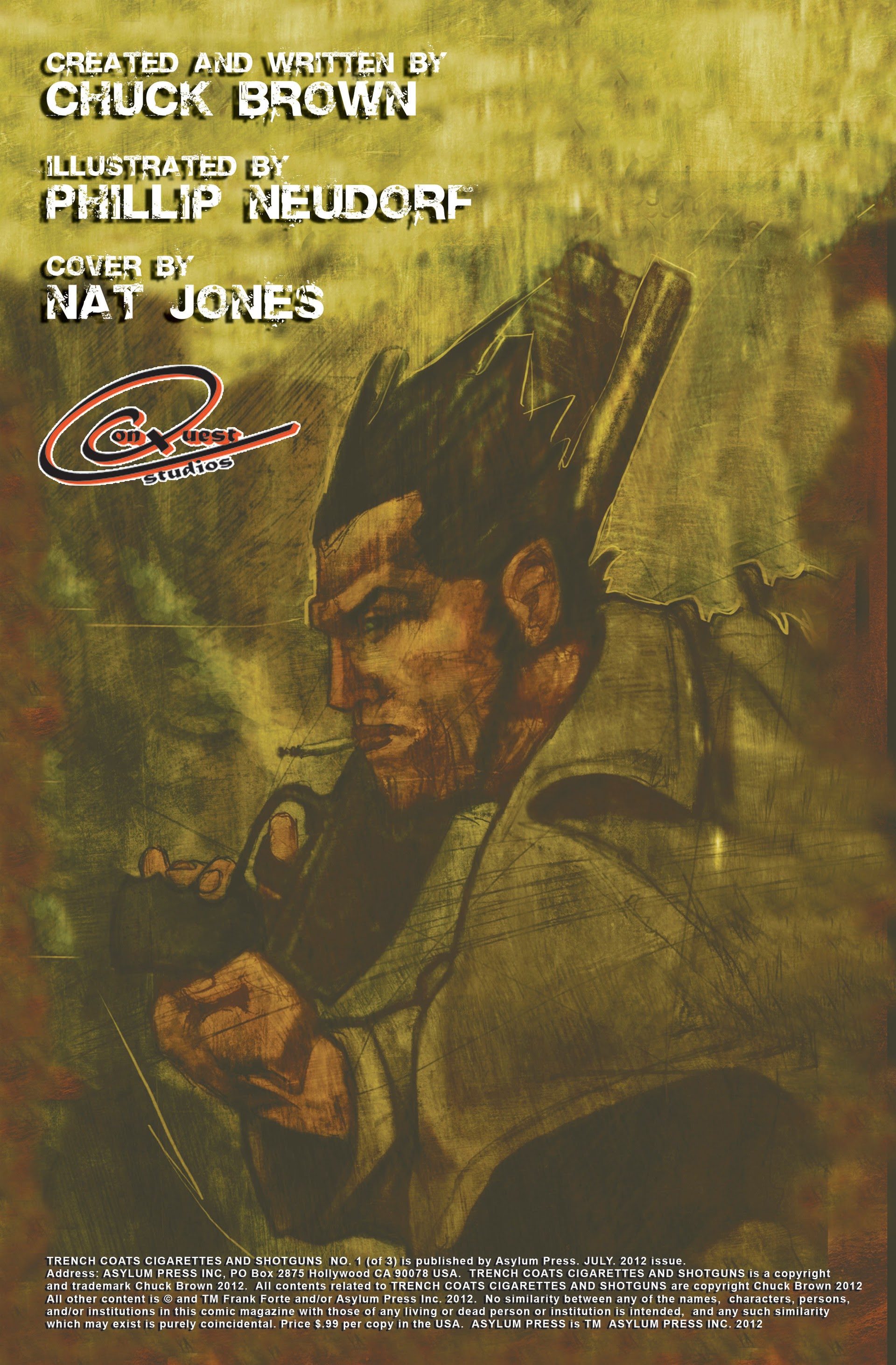 Read online Trenchcoats, Cigarettes and Shotguns comic -  Issue #1 - 2
