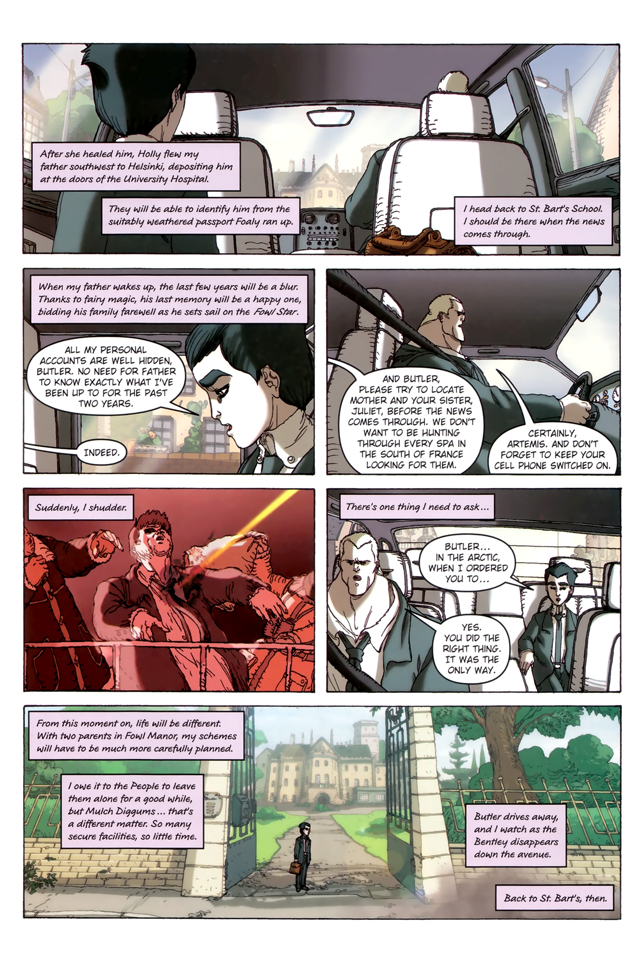 Read online Artemis Fowl: The Arctic Incident comic -  Issue # TPB - 126