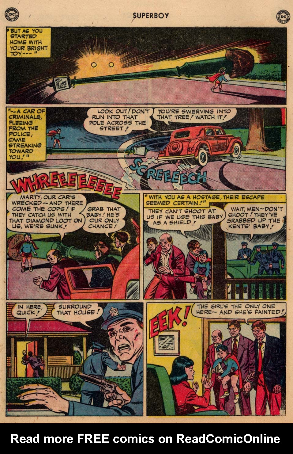 Read online Superboy (1949) comic -  Issue #8 - 9