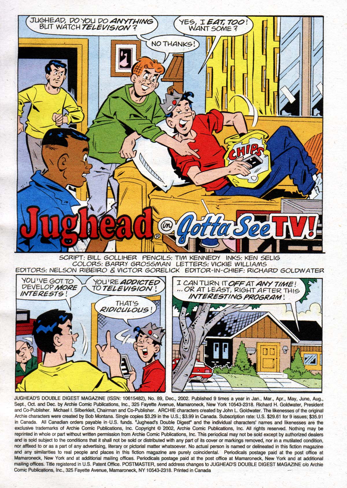 Read online Jughead's Double Digest Magazine comic -  Issue #89 - 2