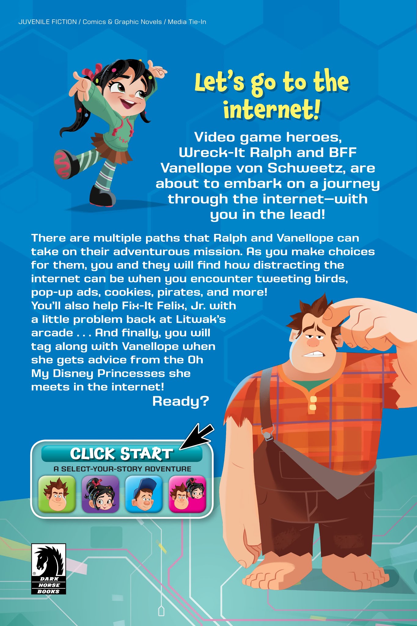 Read online Disney Ralph Breaks the Internet: Click Start- Select-Your-Story Adventure comic -  Issue # Full - 61
